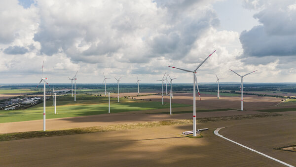 Bild vergr&ouml;&szlig;ern: Windpark Streumen