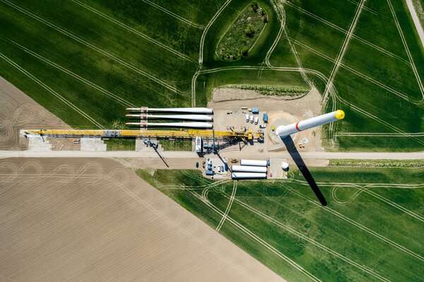 Errichtung Windkraftanlage