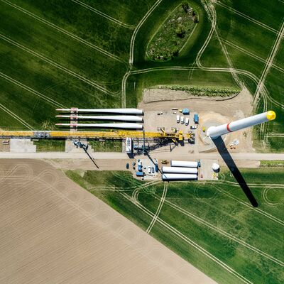 Errichtung Windkraftanlage