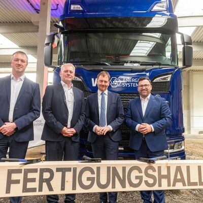Richtfest WT Energiesysteme GmBh